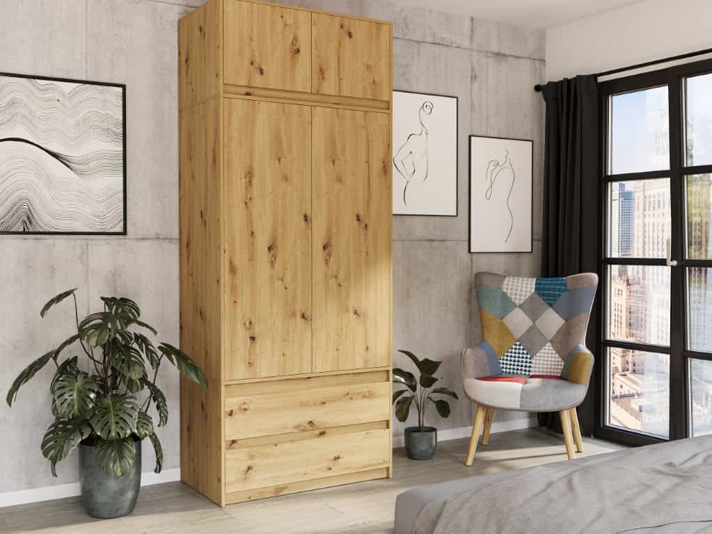Skříň s nadstavcem do předsíně Artisan 90 x 234 cm NOVÁ