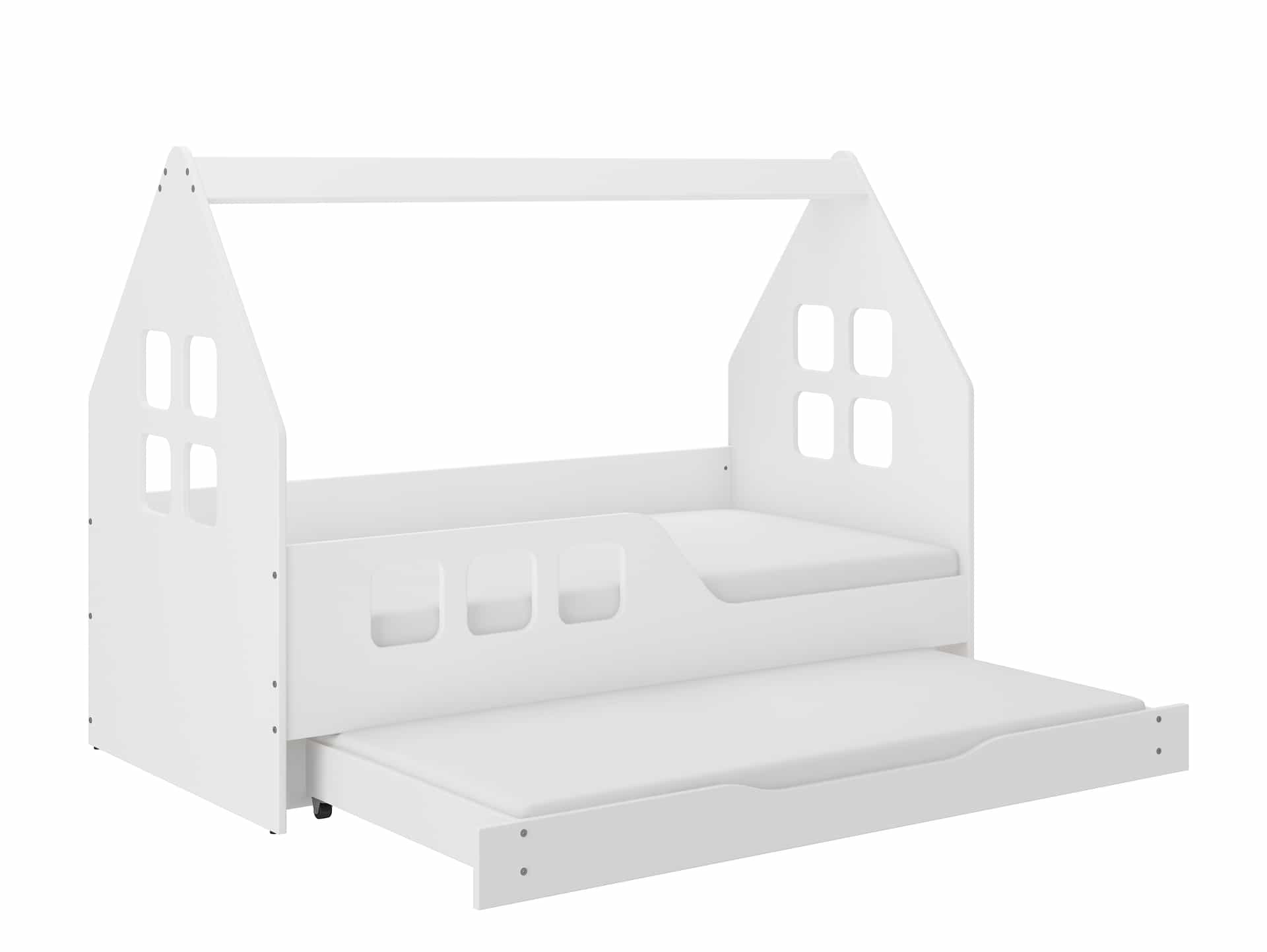 Dětská postel DOMEK 160x80 LEVÁ s funkcí spaní