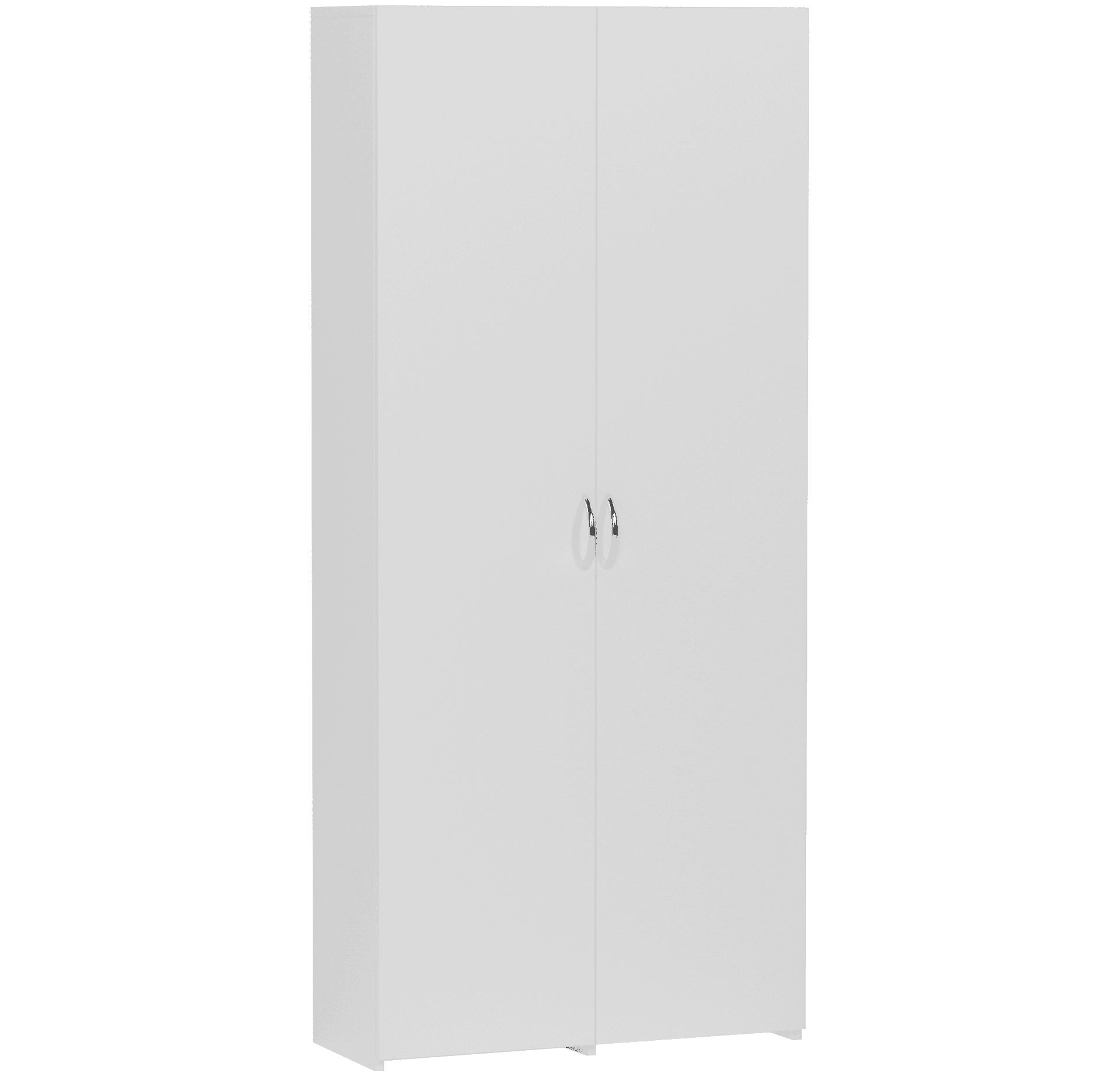Bílý regál se skříňkami 80 x 180 cm Modern B80-2D