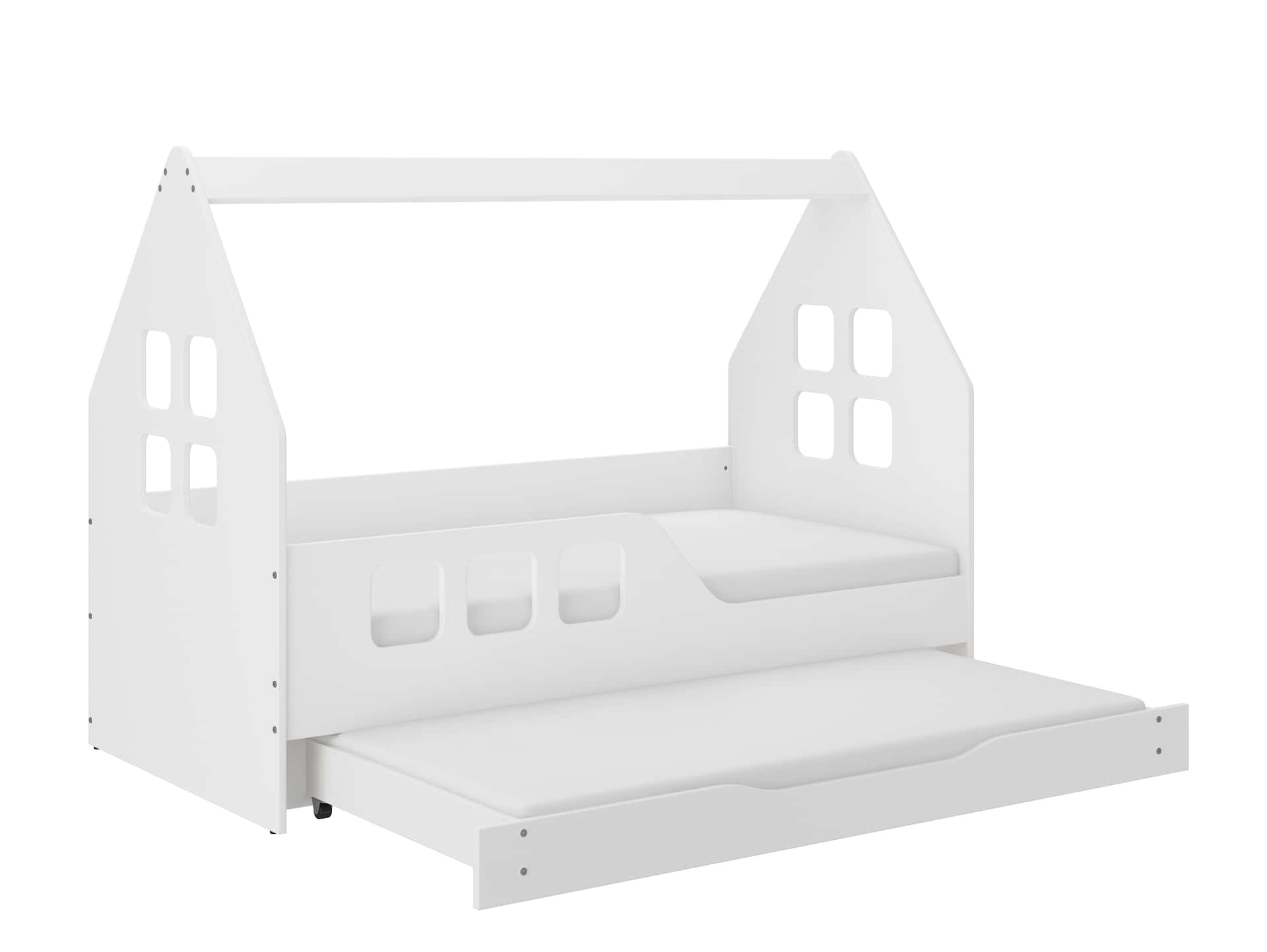 Dětská postel DOMEK 160x80 LEVÁ s funkcí spaní