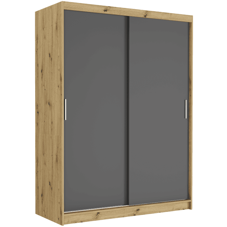 Posuvná skříň Rivano III 150 cm artisan 2-dveřová antracit