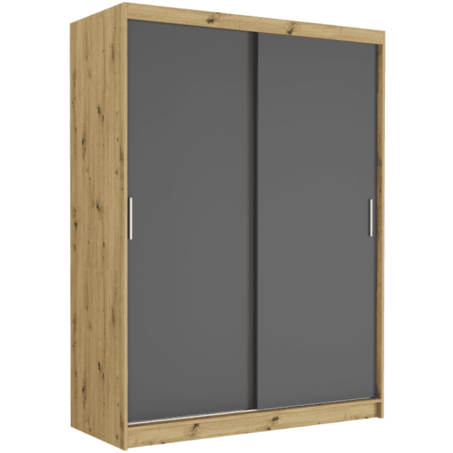 Posuvná skříň Rivano III 150 cm artisan 2-dveřová antracit