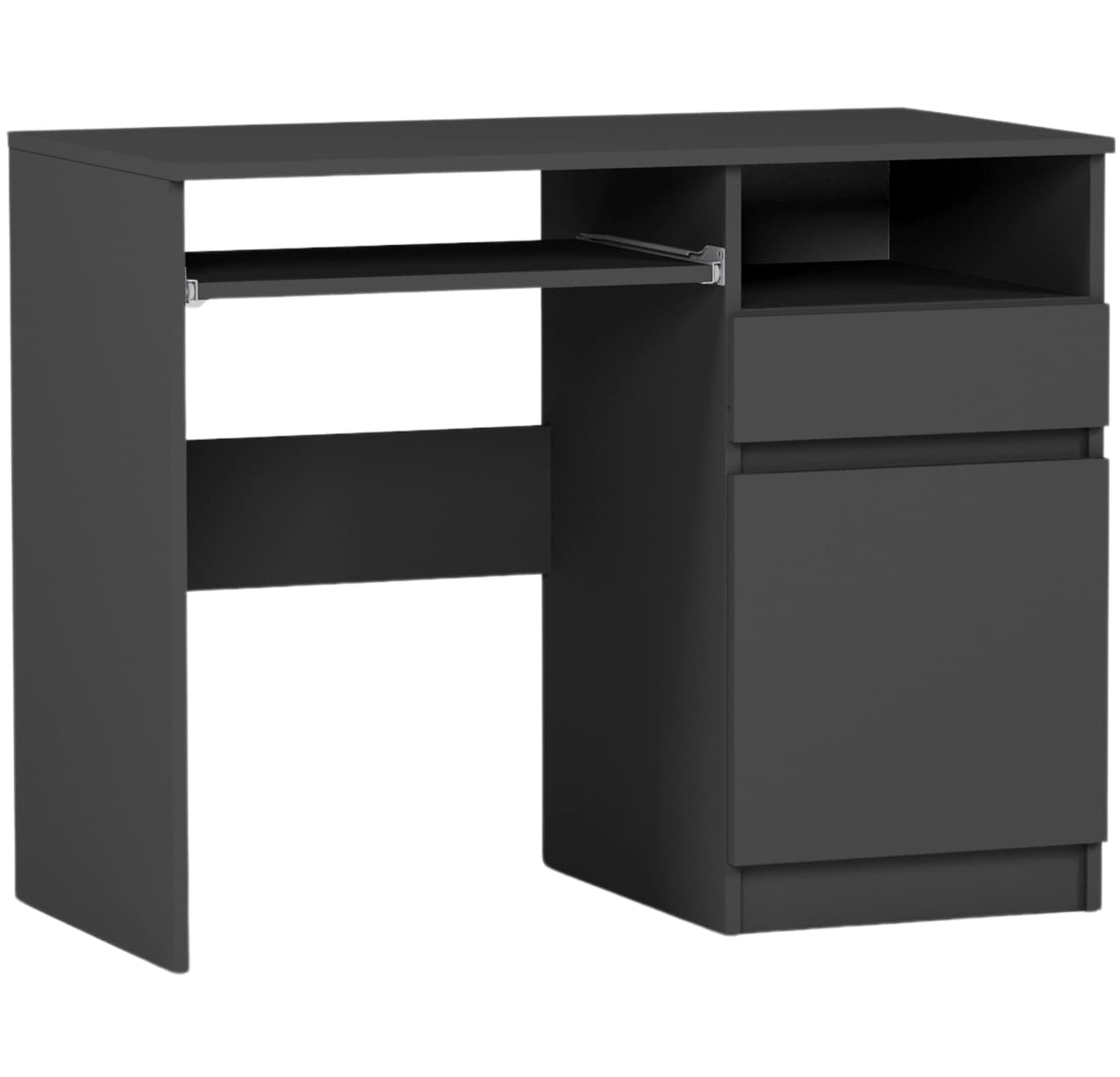 Psací stůl s pravou skříňkou antracit 90 x 50 cm Modern N35 – video produktu