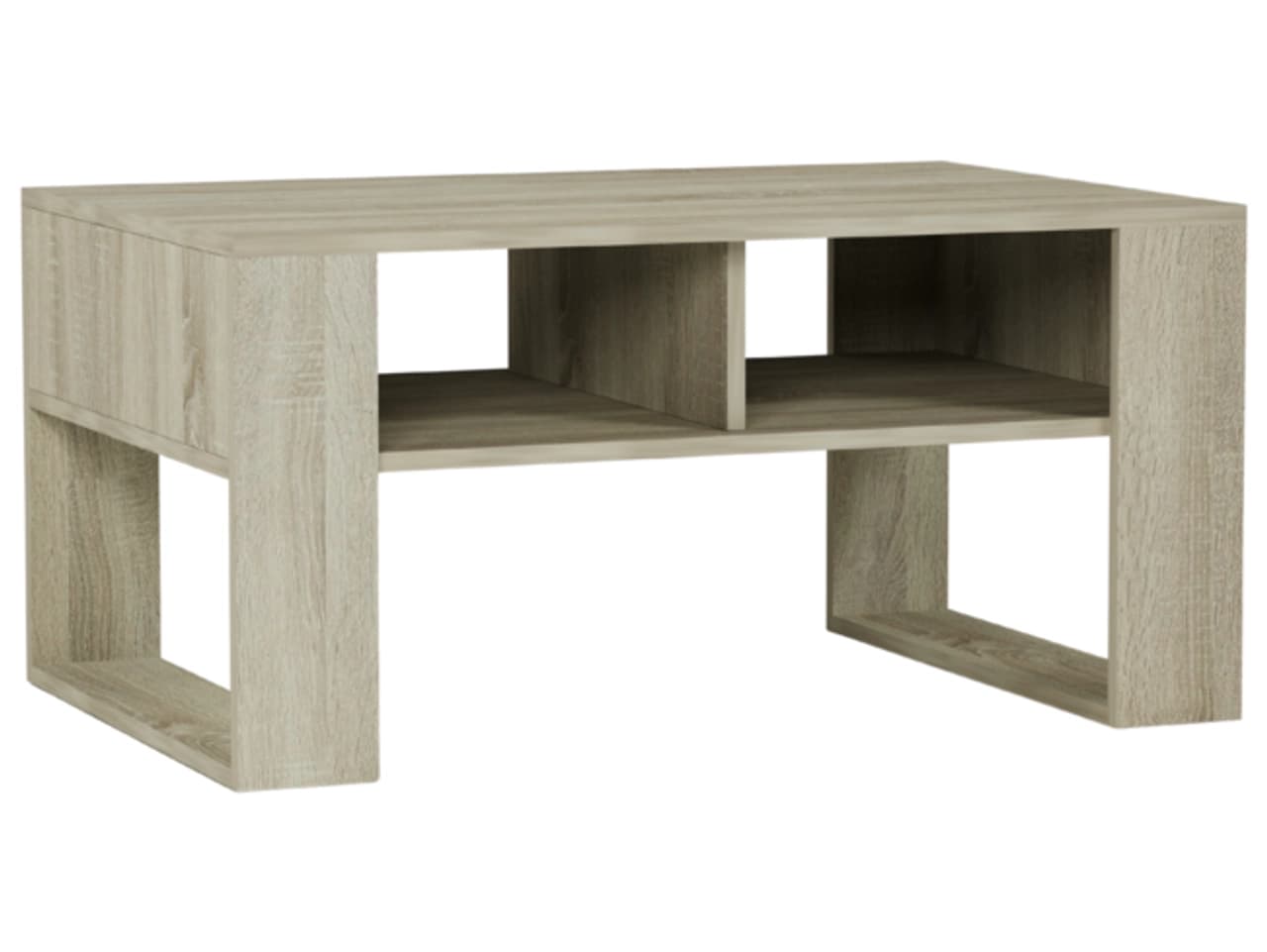Konferenční stolek výška 55 cm dub sonoma 90 x 58 - moderní A6 – video produktu